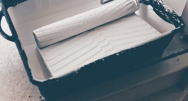 a knife in a box on a table